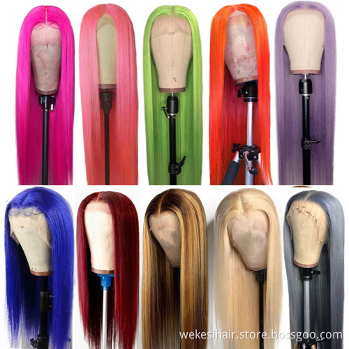 Wholesale Swiss Brazilian Human Hair Lace Front Wig, 10A Raw HD Braided Laces Wigs Vendors, 13x6 360 Virgin Lace Front Wigs